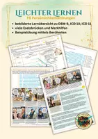 Vorschau - Arbeitsblätter - F6 Persönlichkeitsstörungen Heilpraktiker für Psychotherapie - Deckblatt