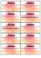 Vorschau - Lehrpläne/Lehrermaterial - Positive Verstärkung "Stolzkärtli" (orange) - Seite 1