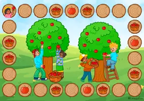 Vorschau - Spiele - Mathe-Spiel für den Kindergarten: Äpfel sammeln - Seite 3