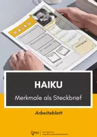 Vorschau - Arbeitsblätter - Materialpaket Gedichtarten - Seite 1