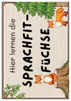 Vorschau - Anderer Materialtyp - Türschilder: Sprachfit Füchse (Willkommensschild) - Seite 3
