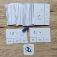 Aperçu - Apprentissages en autonomie - Cartes à pince - Inférieur / Supérieur - Page de couverture