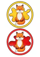 Vorschau - Anderer Materialtyp - Schilder Gruppentische, Sitzkreis (Fuchsklasse, Sprachfit-Füchse) - Seite 2