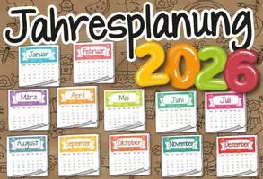 Vorschau - Unterrichtsreihen - Vorlage Themenverteilung Stoffverteilung 2026/2027 alle Fächer alle Klassen - Seite 1