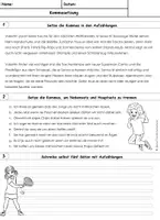Vorschau - Arbeitsblätter - Kommasetzung - Seite 2