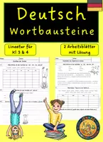 Vorschau - Arbeitsblätter - Wortbausteine - Deckblatt