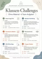 Vorschau - Spiele - Klassen-Challenges Mega-Bundle – 72 Team-Aufgaben für Schulstart, Kennenlernen, Klassengemeinschaft, Vertretung & Schuljahresende - Seite 2