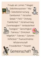 Vorschau - Poster - Zebraklasse - Poster | Klassenraumdekoration (Klassentier) - Seite 2