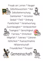 Vorschau - Poster - Zebraklasse - Poster | Klassenraumdekoration (Klassentier) - Seite 3