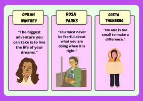 Vista previa - Otros - INSPIRING WORDS BY INSPIRING WOMEN: Puntos de libro- Bookmarks - página 1