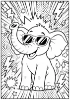 Vorschau - Arbeitsblätter - Elefant MEGABUNDLE - Wissenskartei, Lückentext, Steckbrief, Suchsel, Quizkarten, POP Art Malvorlagen - Seite 2
