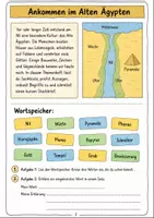 Vorschau - Arbeitsblätter - Altes Ägypten Klasse 3 -4 Alltag und Berufe - Seite 1