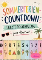 Vorschau - Arbeitsblätter - Sommerferien-Countdown - Schultage zum Abreißen - Deckblatt