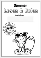 Vorschau - Arbeitsblätter - Lesen und Malen Klasse 1, Klasse 2 - Sommer Lesen lernen - Seite 1