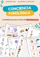 Vista previa - Hojas de trabajo - CUADERNO CONCIENCIA FONOLÓGICA - Portada