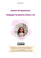 Vista previa - Para docentes: organización, planificación y formación - Examen Oposiciones Pedagogía Terapéutica Gratuito - Portada