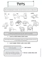 Vorschau - Arbeitsblätter - PETS Haustiere - Seite 2