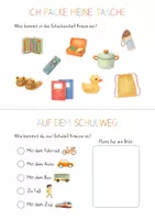 Vorschau - Arbeitsblätter - Vorschulheft Vorbereitung Klasse 1 Mathe & Deutsch / Ferienheft - Seite 2