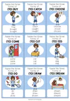 Vista previa - Unidades / Secuencias / Situaciones de Aprendizaje - IRREGULAR VERBS - Cards for various games - página 3