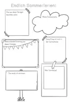 Vorschau - Arbeitsblätter - Endlich Sommerferien Abschluss AB (Klasse 1-4) - Deckblatt