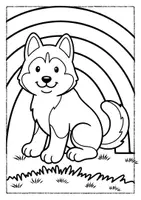 Vorschau - Arbeitsblätter - _Hundemalbuch (1) - Deckblatt