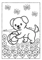 Vorschau - Arbeitsblätter - _Hundemalbuch (1) - Seite 1