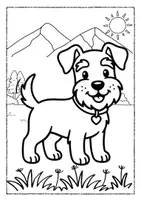 Vorschau - Arbeitsblätter - _Hundemalbuch (1) - Seite 2