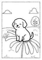 Vorschau - Arbeitsblätter - _Hundemalbuch (1) - Seite 3