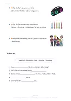 Vorschau - Arbeitsblätter - DaZ A1 – Wortschatz: Geburtstagswünsche (9) - Seite 3