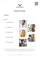 Vorschau - Arbeitsblätter - DaZ A1 – Wortschatz: Über Krankheiten und das Befinden sprechen (21) - Deckblatt