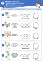 Aperçu - Jeux - Pack complet – Ateliers autonomes Maths MS – Période 1 | Les nombres jusqu'à 3 | Suivi + étiquettes + 10 ateliers - Page 1