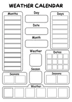 anteprima - Materiale di supporto/inclusione - CLASS WEATHER CALENDAR - Pagina 1