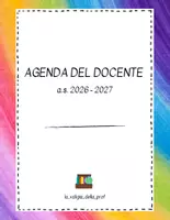 anteprima - Programmi scolastici / Materiali per docenti - Agenda del docente in bianco e nero - Pagina di copertina