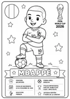 Vista previa - Juegos / Gamificación - ALBUM PARA COLOREAR JUGADORES DEL MUNDIAL - página 3