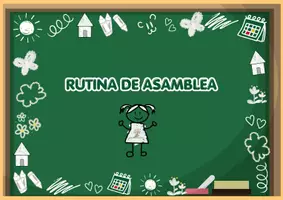 Vista previa - Decoración del aula - Rutina de Asamblea - página 1