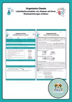 Vorschau - Arbeitsblätter - Löslichkeit von Alkanen und Wechselwirkungen - Deckblatt