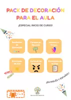 Vista previa - Decoración del aula - Pack de Decoración del aula - Portada