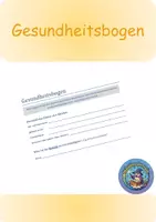 Vorschau - Anderer Materialtyp - Gesundheitsbogen + Packliste bearbeitbar für Schullandheim - Klassenfahrt - - Seite 3
