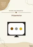 Vorschau - Präsentationen/Tafelbilder - "Herstellen einer Messingmünze": Präsentation - Deckblatt