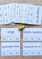 Aperçu - Apprentissages en autonomie - Cartes nombres en lettres 20 à 69 CP - Niveau 2 - Page 1