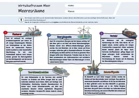 Vorschau - Arbeitsblätter - Meeresräume - Gesamte Einheit (Arbeitsblätter & Präsentationen) - Seite 1