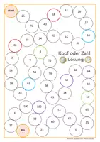 Vorschau - Spiele - Lernspiel zum 1 x1 (Einmaleins): Kopf oder Zahl - Seite 1