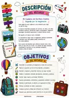 Vista previa - Hojas de trabajo - ESCRITURA CREATIVA - VIAJES - página 1