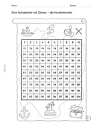 Vorschau - Unterrichtsreihen - Materialsammlung: Übungen zur Hundertertafel - Seite 1