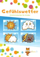 Vorschau - Bildkarten - Gefühlswetter, Stimmungskarten, Gesprächskarten DIN A5 - Deckblatt