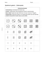Vorschau - Spiele - Vorlage: Spiele im Zahlenraum bis 10 - Seite 1