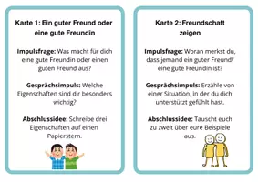 Vorschau - Aufgabenkarten - Impulskarten: Freundschaft leben / Klasse 2-5 - Seite 3