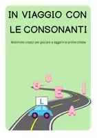 anteprima - Flashcard - In viaggio con le consonanti - Pagina di copertina