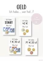 Vorschau - Spiele - Geldbeträge bis 100 € | Ich habe..., wer hat...? - Deckblatt