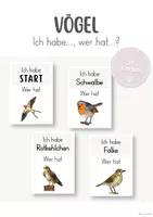 Vorschau - Spiele - Vögel | Ich habe..., wer hat...? - Deckblatt